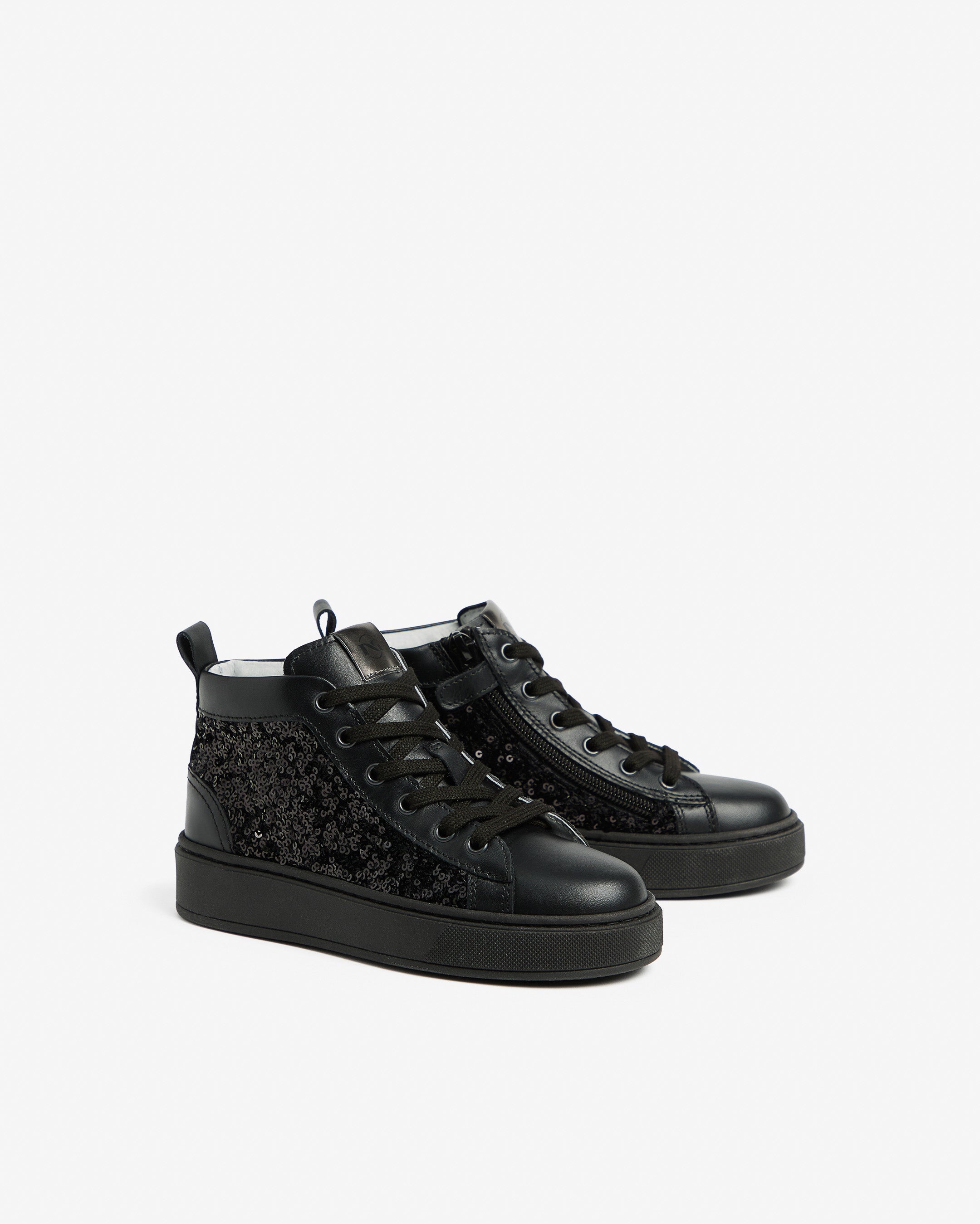  Baskets en cuir et tissu pour adolescentes