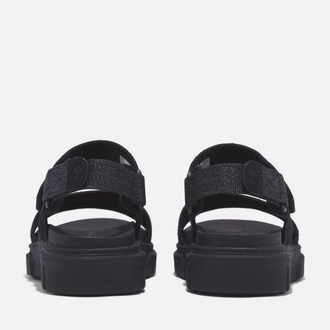 Sandalo a Doppia Fascia Greyfield da Donna in                colore nero