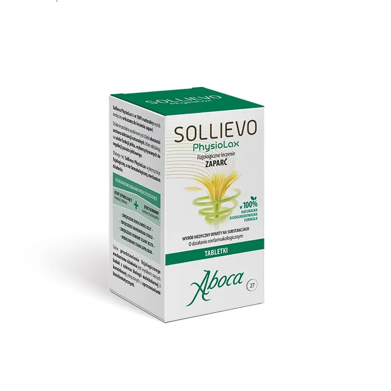 Aboca Sollievo Physiolax Preparat na zaparcia Tabletki