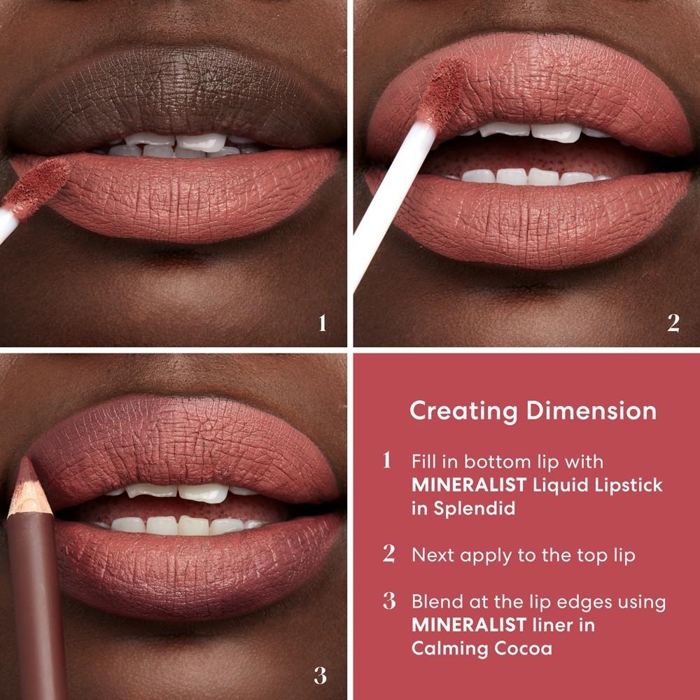 bareMinerals Lipstick Mineralist Trajni mat tekući ruž za usne - 3,7 ml