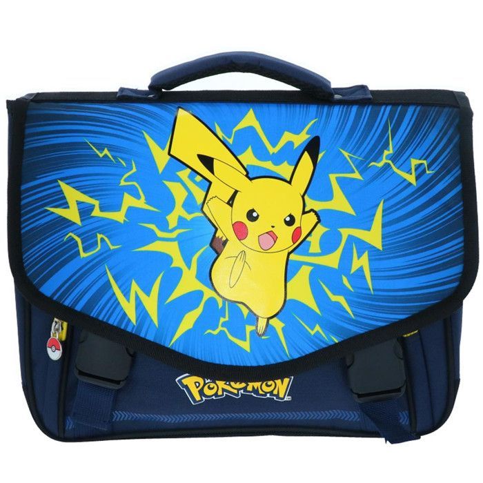 Mochila escolar de Pokémon Pikachu, 38 cm, calidad premium