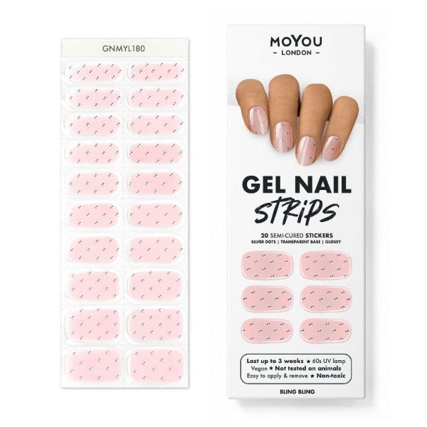 MoYou-London gél körömcsík - Csillogás és csillogás