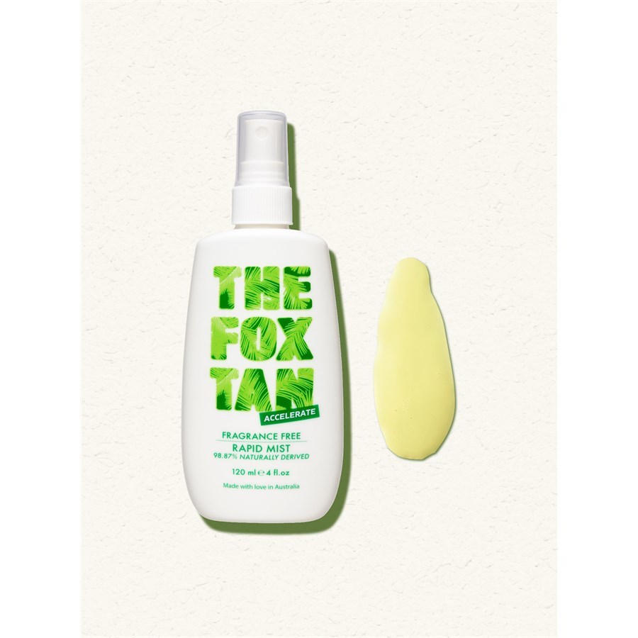 THE FOX TAN savaiminio įdegio purškiklis, be kvapiklių, greito įdegio purškiklis – 120 ml