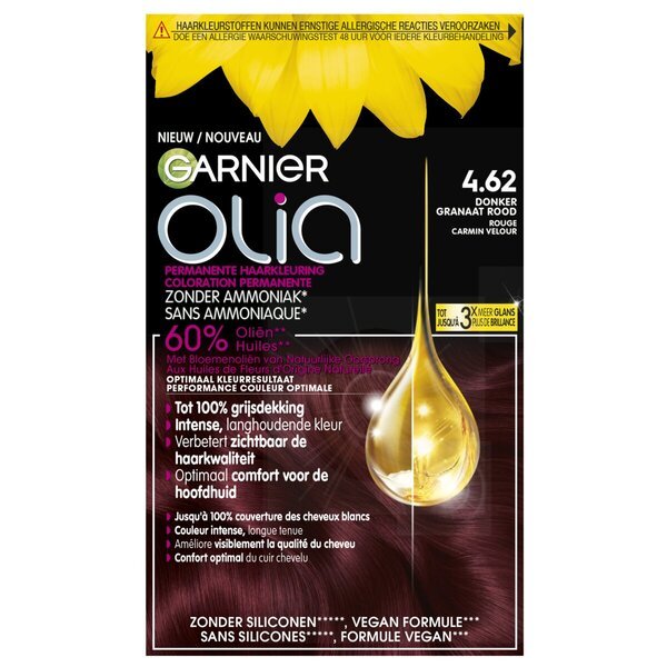 Garnier Olia 4.62 Trajna barva za lase temno granatno jabolko