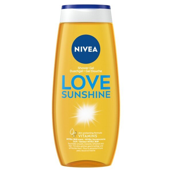 NIVEA Love Sunshine sprchový gél<br>250ml - Normálna pleť