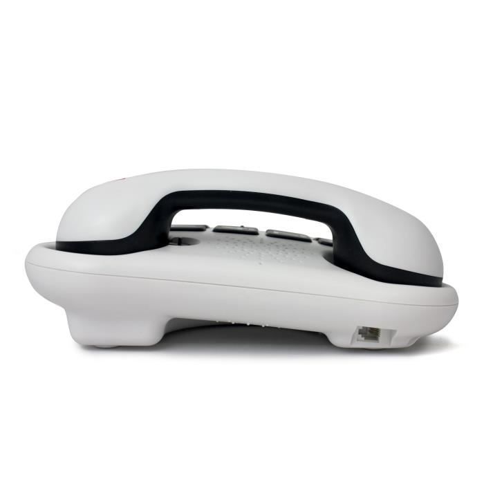 Telefone sem fio amplificado GEEMARC CL 100 - Botões grandes - Branco
