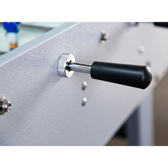 René Pierre Tahiti Foosball Table - Grey - Long Handles - Without Protective Playing Surface