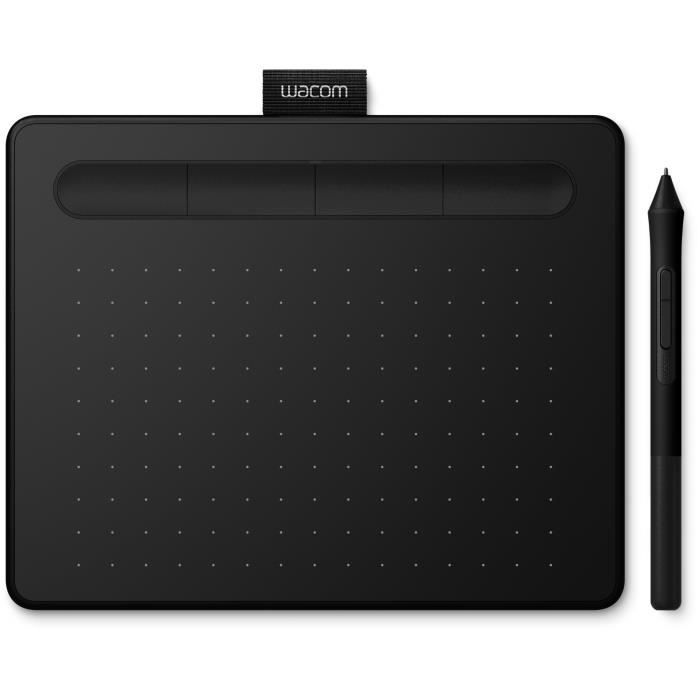 Wacom Grafiktablett – 7-Zoll-Stiftgrafiktablett – 4096 Druckstufen – Schwarz – Windows/Mac OS/Chrome OS