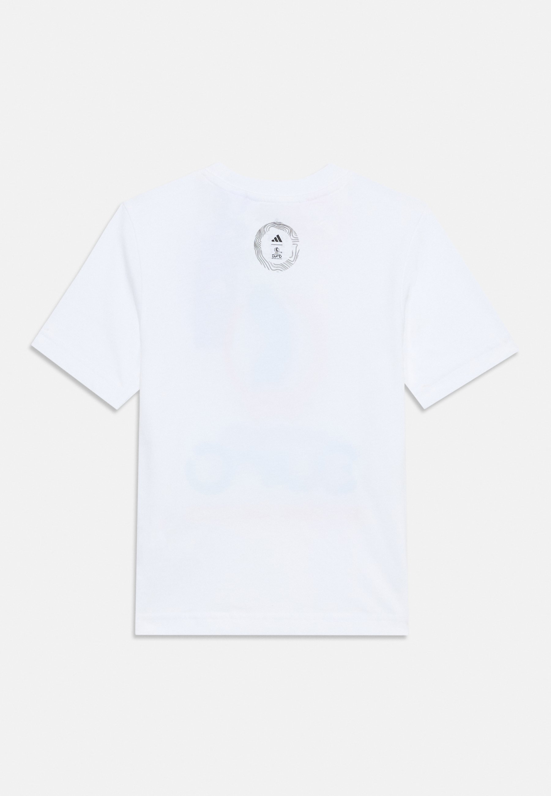 adidas Performance Damen Euro Offizielles Unisex-T-Shirt - Sport-T-Shirt - weiß