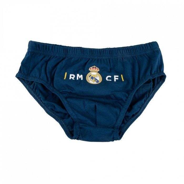 Lot de 3 boxers garçon Real Madrid – sous-vêtements coton doux 116 multicolore