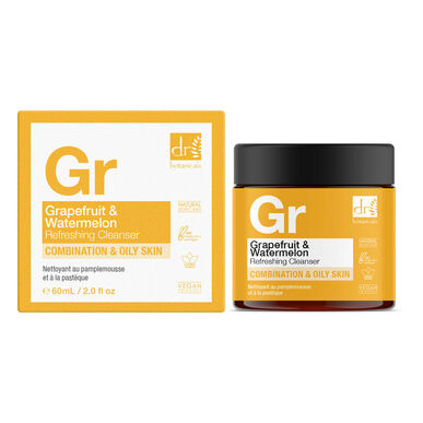 Dr. Botanicals Gr Greipfrūtu un arbūzu atsvaidzinošs tīrīšanas krēms kombinētai ādai 60 ml