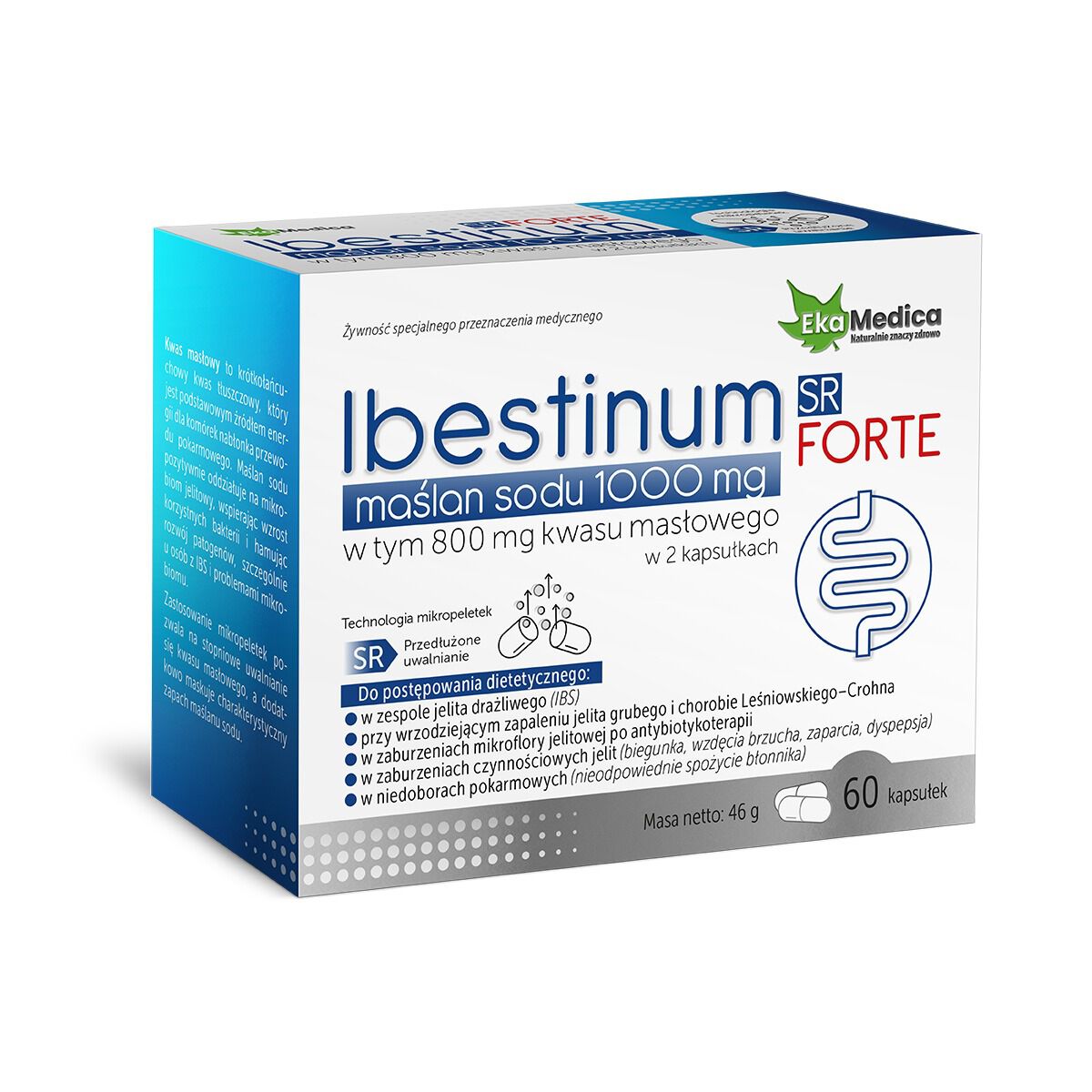 Ekamedica Natriumbutyrat 1000 mg Ibestinum FORTE SR