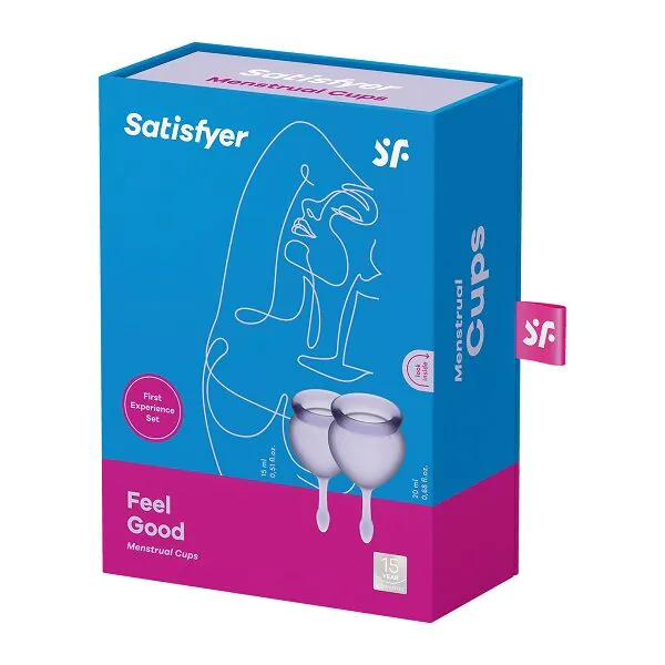 Satisfyer Feel Good Menstrual Cup Lila