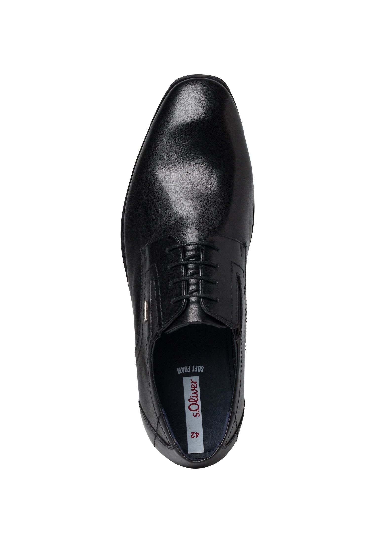 s.Oliver Smart veterschoenen - zwart