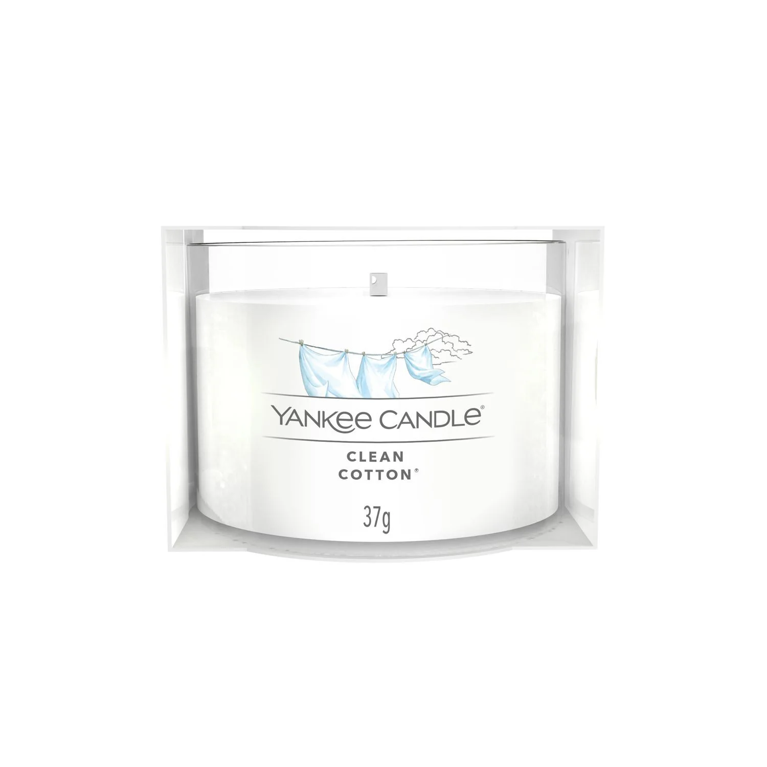 Filled Votive Candles Clean Cotton - Candela Profumata