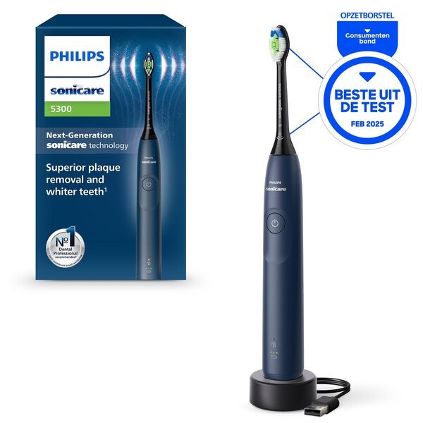 Philips Sonicare 5300 električna zobna ščetka<br>modra