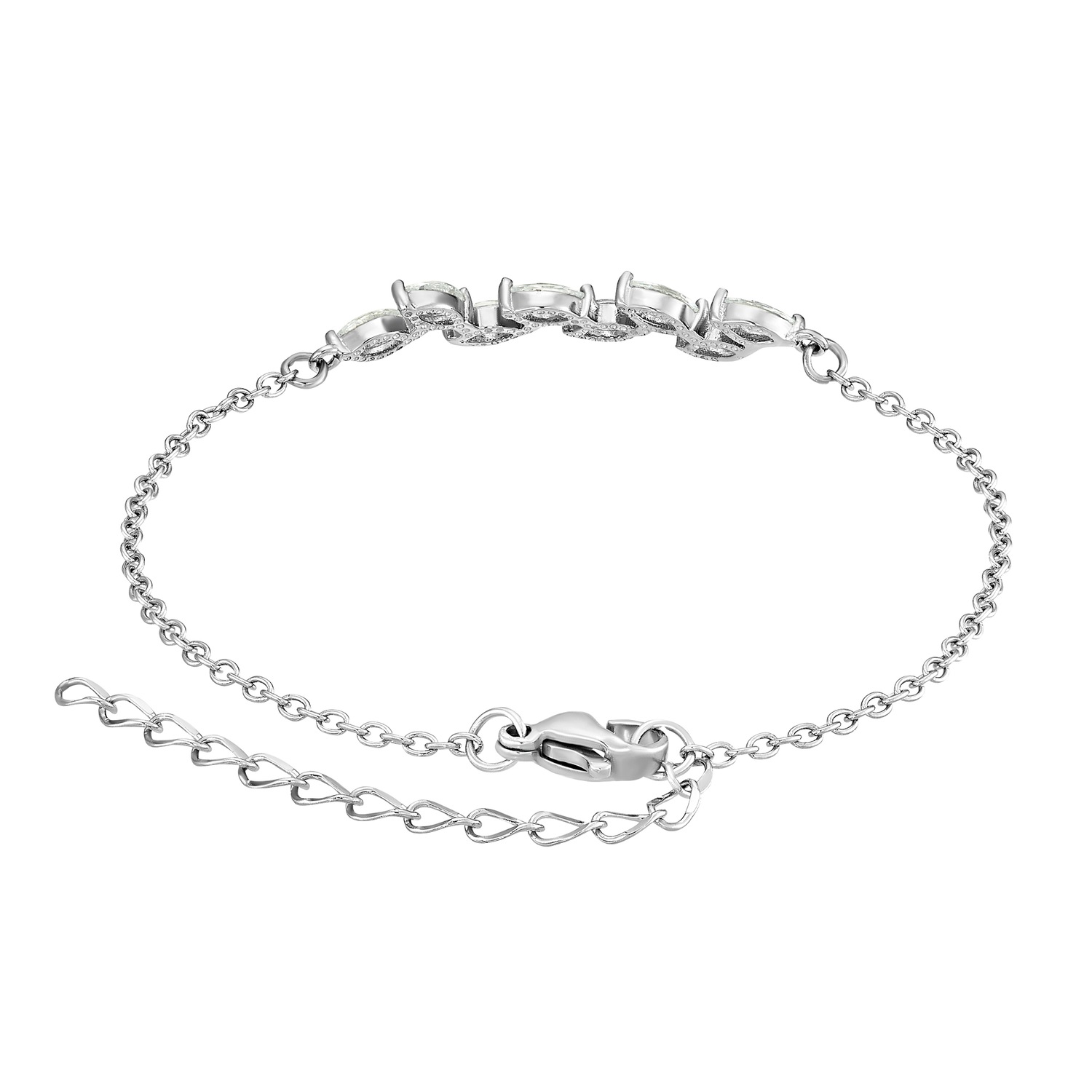 Heideman Bracelet Ayla couleur argentée polie