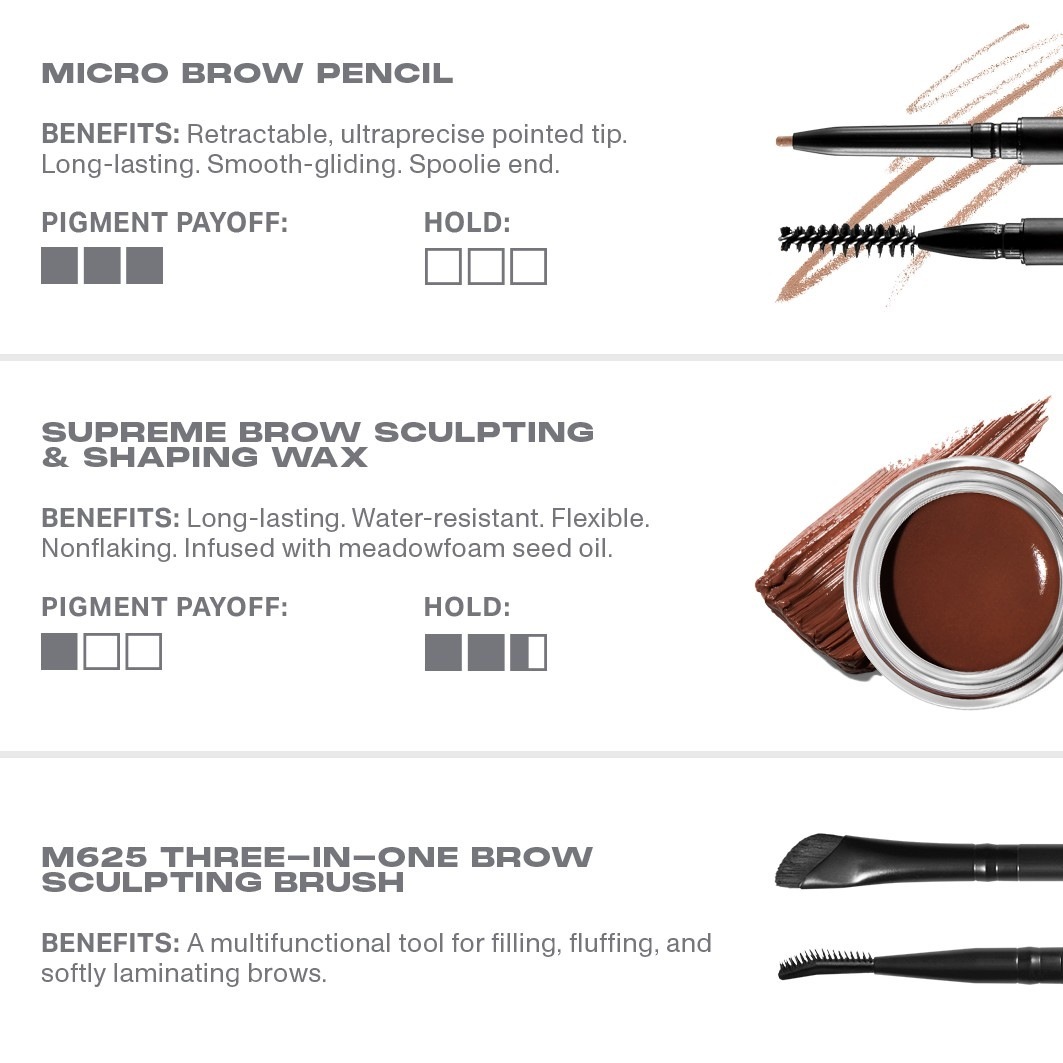 Morphe nijansa za obrve High Archive Everyday Essentials set za obrve - 1 komad