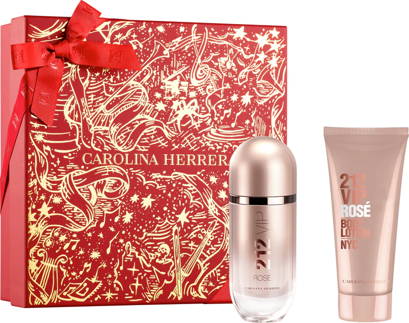 Conjunto de presente CAROLINA HERRERA 212 VIP Rosé para mulheres