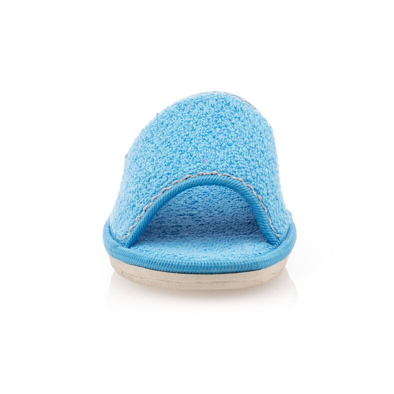 Blaue Damenpantoffeln