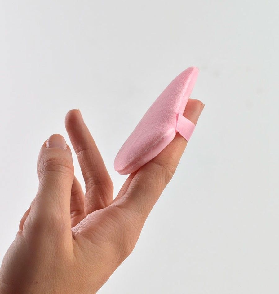 Trouglasta pufna za puder Mini puf poklon Spužvice za šminku