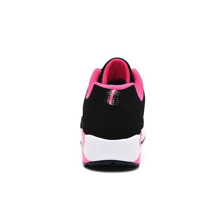 Løpesko for kvinner - HENRVIEG - Pustende og lette - Sklisikre Air-sneakers - Svartrosa