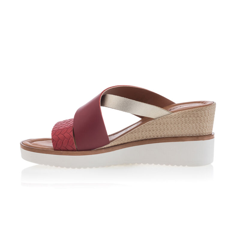 Zuecos/Males rojos para mujer