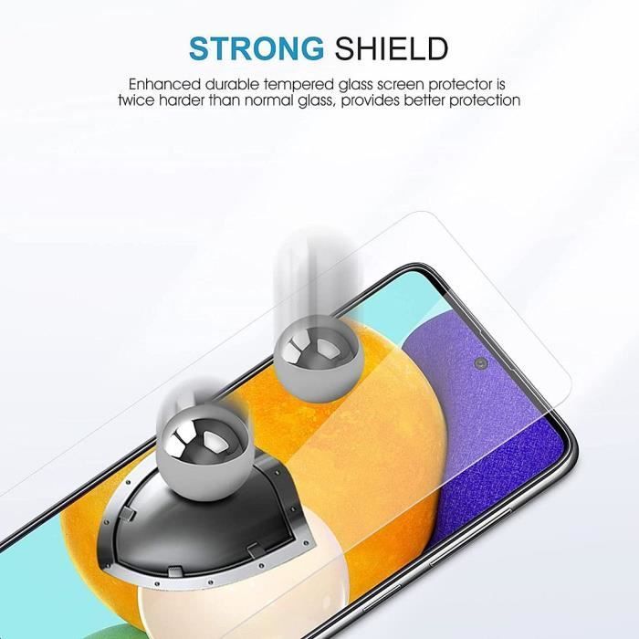 Pellicola protettiva in vetro temperato per Samsung Galaxy A52s 5G - Confezione da 2 - Trasparente - PROSHOP