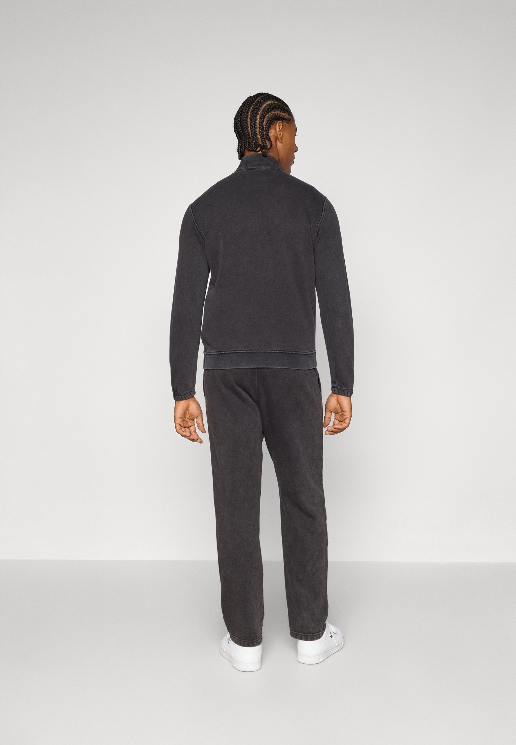 Champion WASH SWEATSUIT MET VOLLEDIGE RITS - Trainingspak - zwart