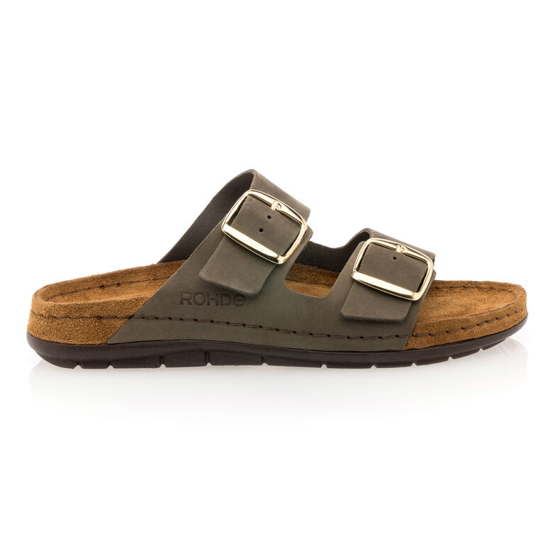 Groene sandalen/open teenschoenen voor dames