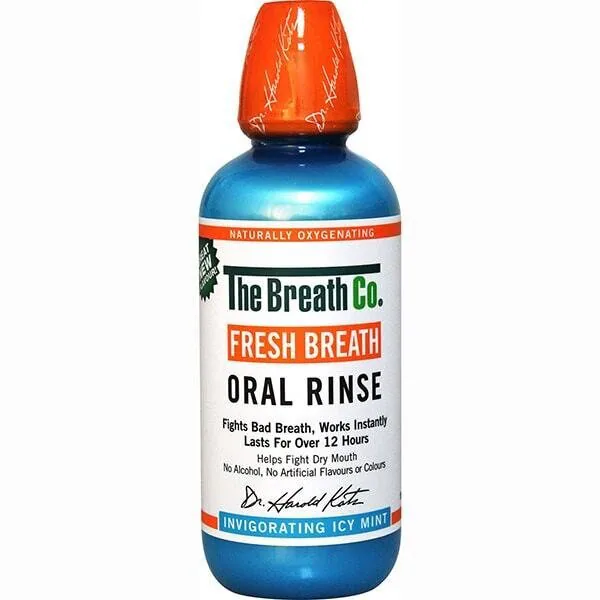 The Breath Co Fresh Breath Munnskyllemiddel Icy Mint 500ml