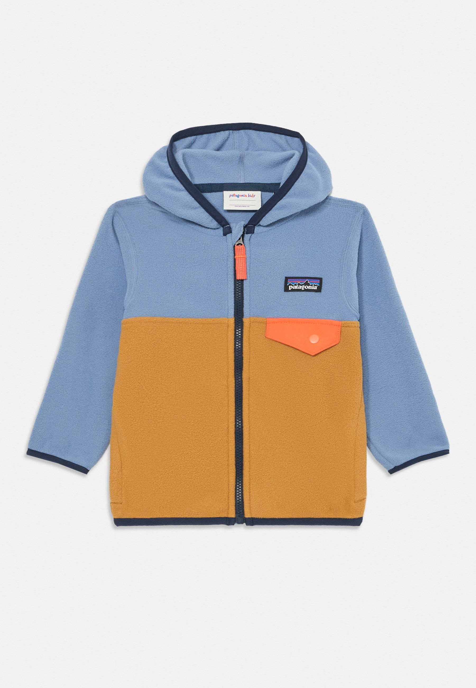 BABY SNAP UNISEX - Fleecová bunda - blue/ochre