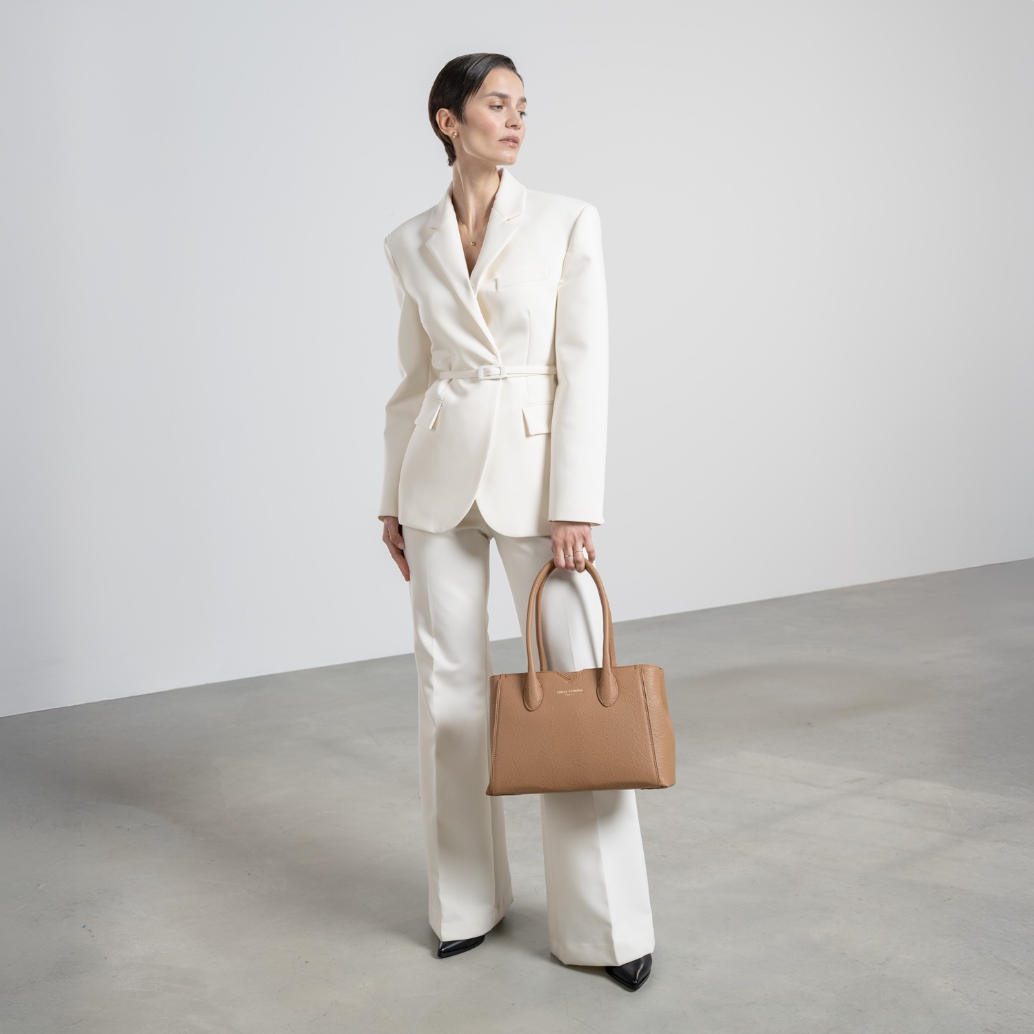 Isabel Bernard Torbica Isabel Bernard Honoré Cloe Midi Camel - Teleća koža - IB25082