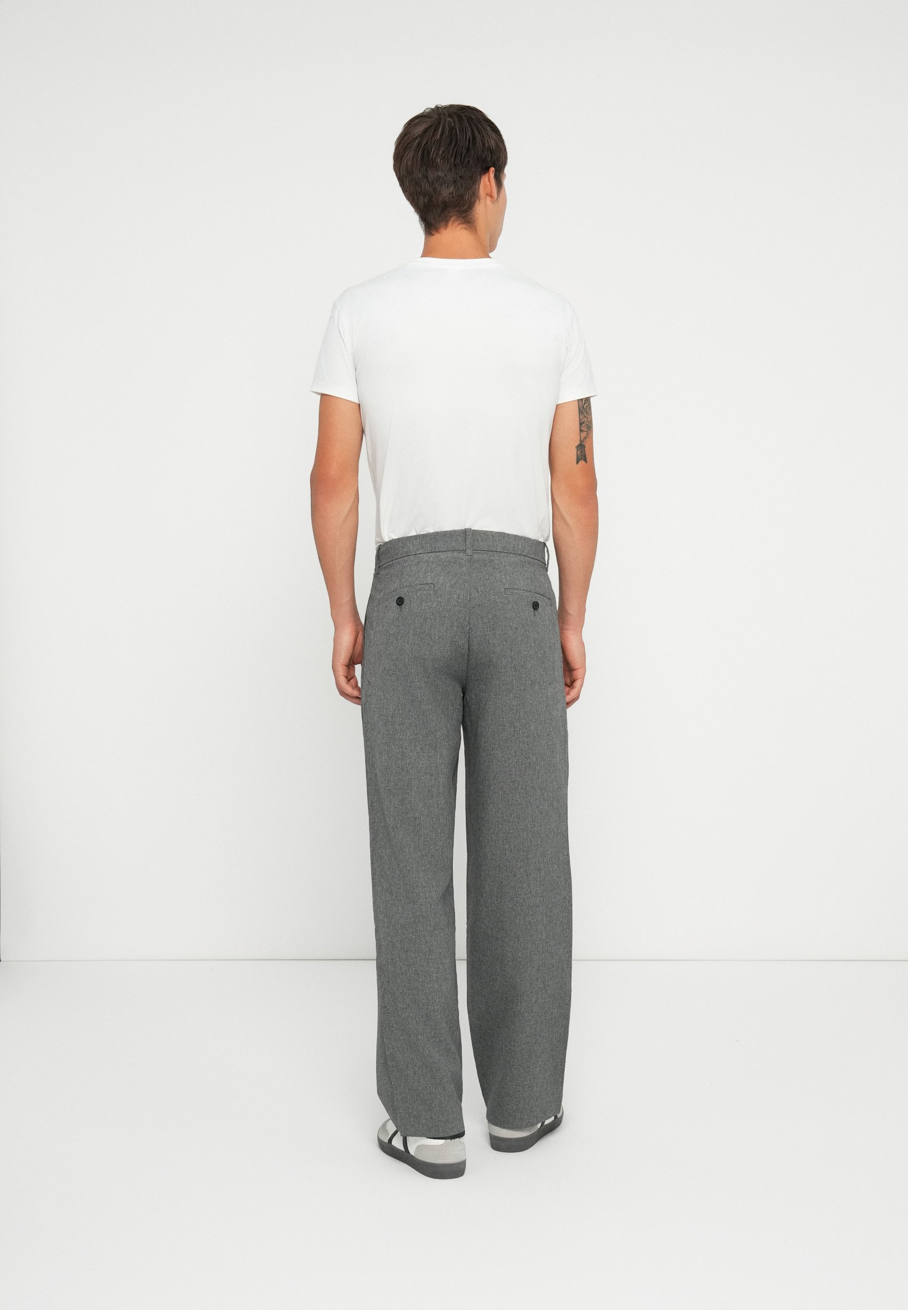 Jack & Jones JPSTBILL JJDAYTONA WIDE - Hose - dunkelgrau meliert
