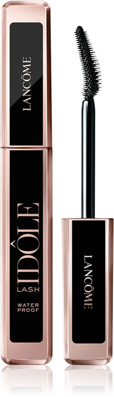Máscara para cílios à prova d'água Lancôme Lash Idôle que curva e separa os cílios.