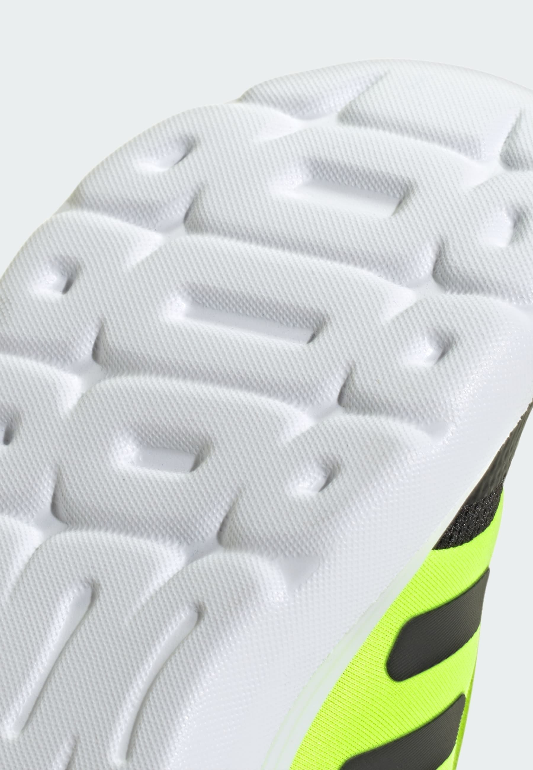 adidas Performance TENSAUR - Tênis de corrida de rua - preto, amarelo limão
