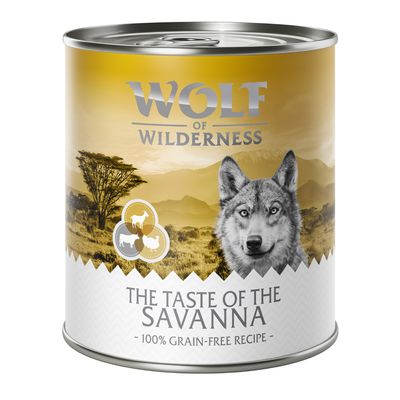 Wolf of Wilderness „Der Geschmack von“ Sparpackung 24 x 800 g