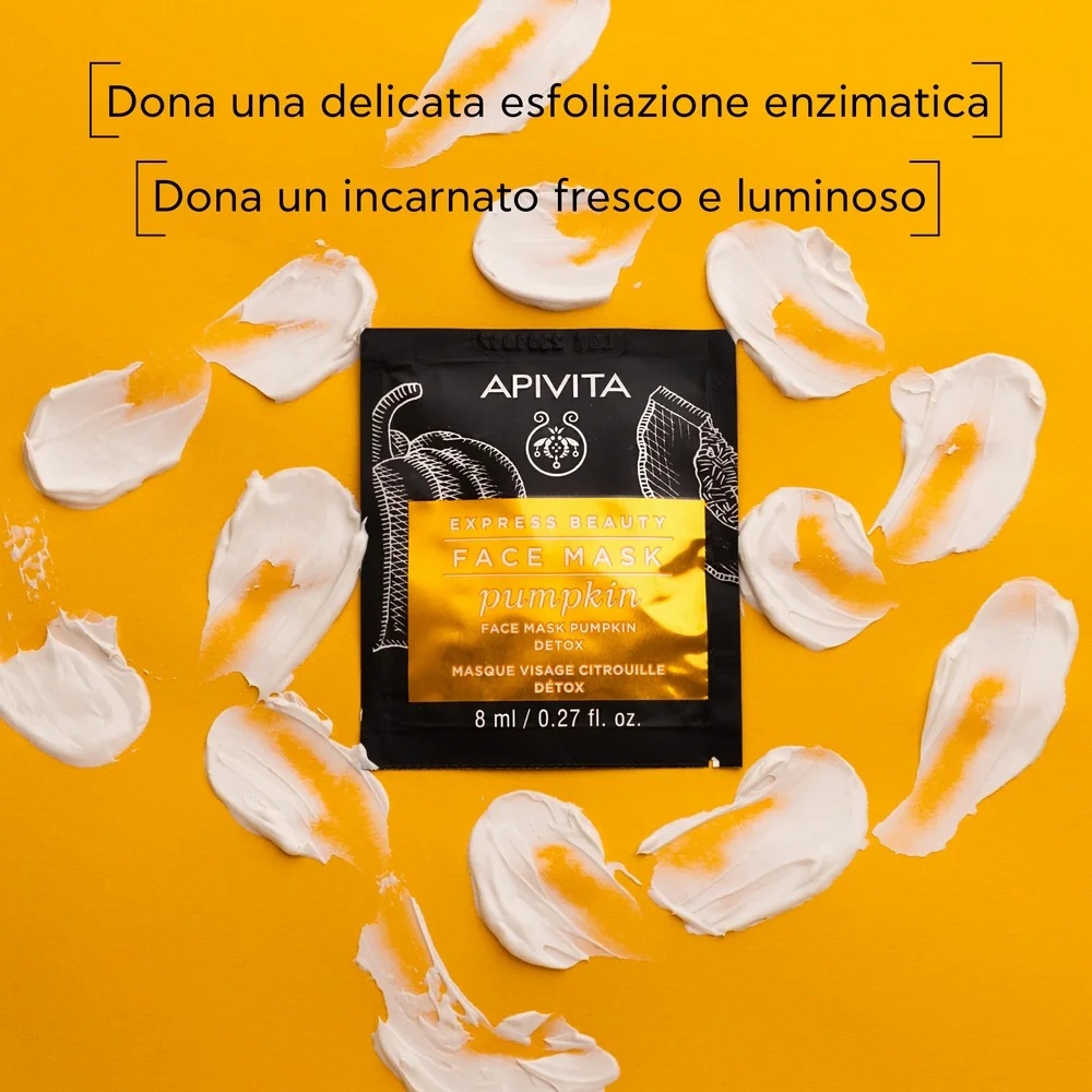 APIVITA Apivita Express Máscara facial desintoxicante de abóbora 2 x 8 ml