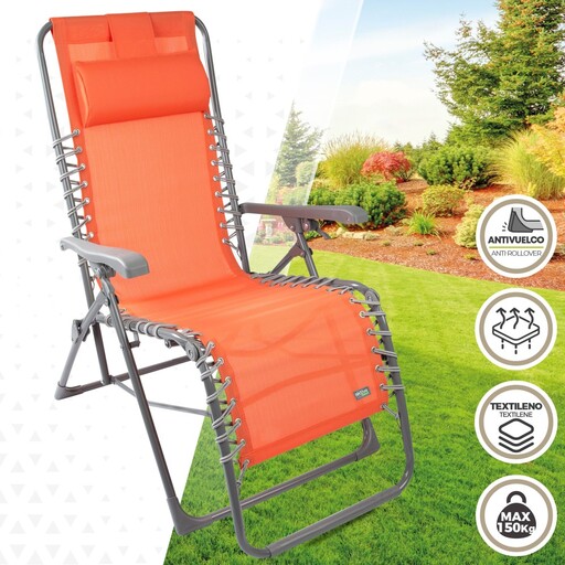  Zero Gravity Folding Lounge Chair with Cushion Aktive