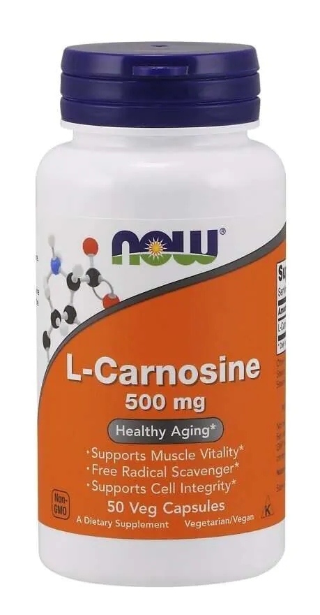 Now Foods L-Carnosine 500 mg Kapsułki