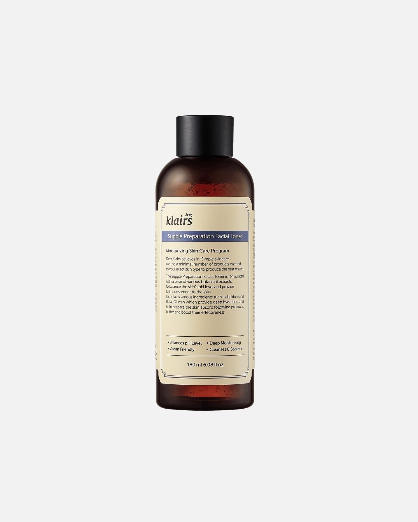 Dear Klairs sejas toneris Dear Klairs Supple Preparation sejas toneris - 180 ml