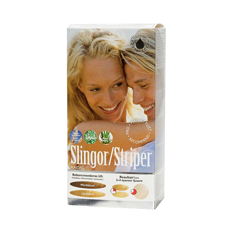 Depend Depend striber Mørkblond-lysblond