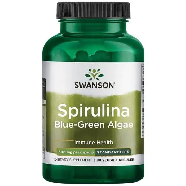 Swanson Spirulina Standaryzowana Kapsułki