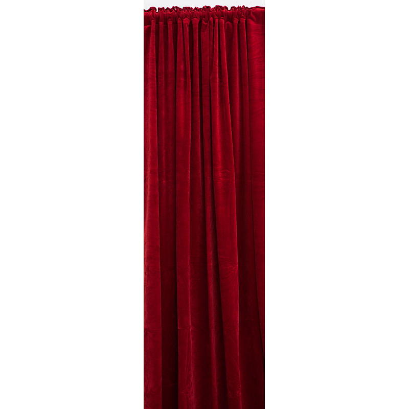 Gordijn voor thuis, 140x220 cm, rood fluweel