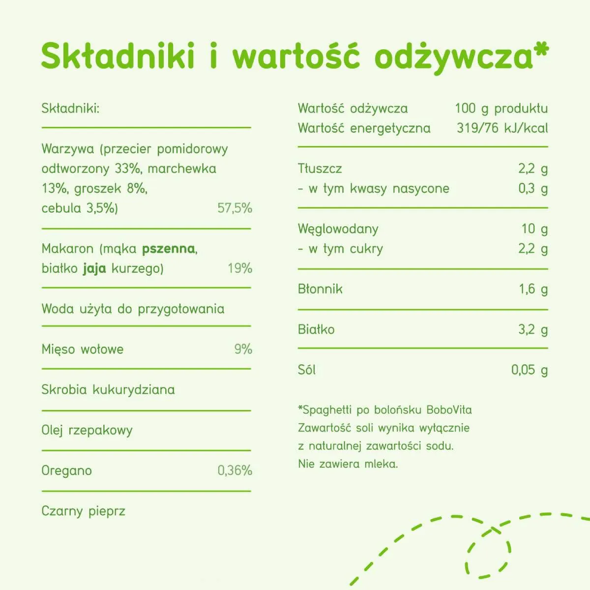 Bobovita Obiad Spaghetti Po Bolońsku 1-3Lata