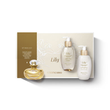 O Boticário Lily Eau de Parfum Be More Lily Dárková sada koupel a parfém pro ženy 1 kus 1 kus