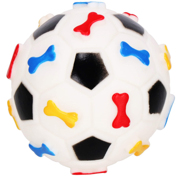 Piłka piszcząca dla psa zabawka dla zwierząt śr. 7,5 cm