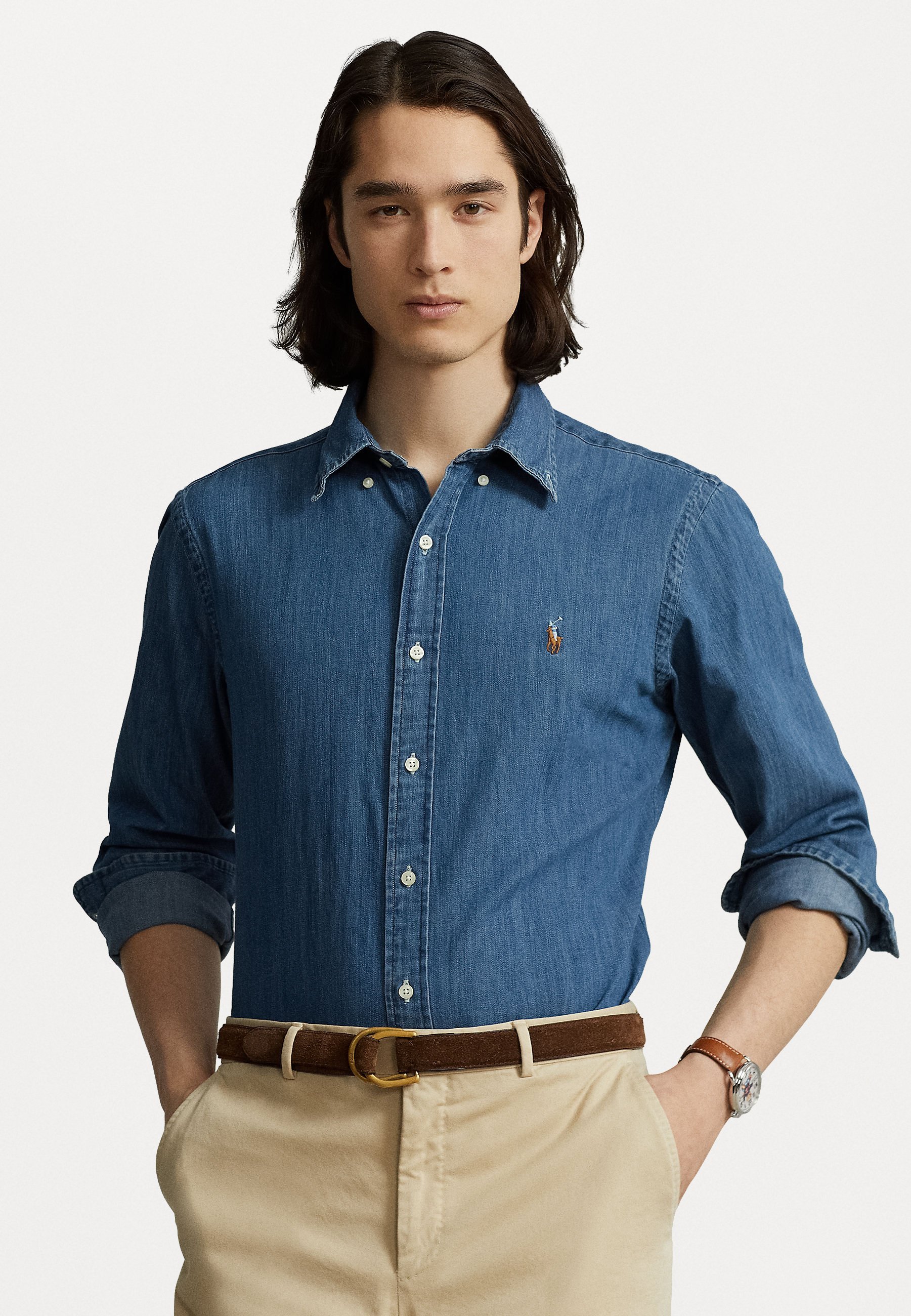 Polo Ralph Lauren CUSTOM FIT SHIRT - Shirt - denim