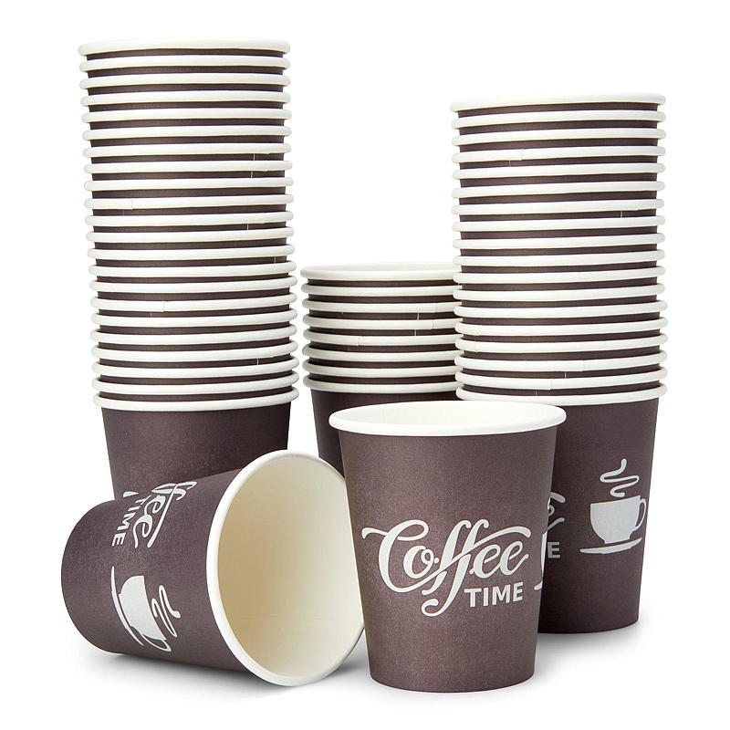 Snabb Pappersmuggar 50-pack 2,5 dl Coffee Time