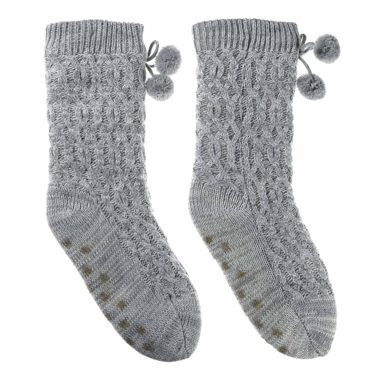 Chaussettes et collants Femme Gris